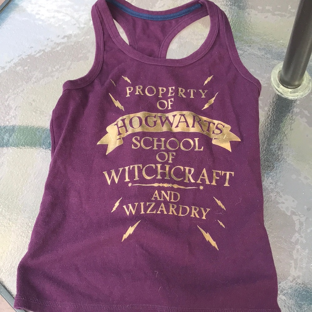 Harry Potter tank top size XS women’s maroon +gold